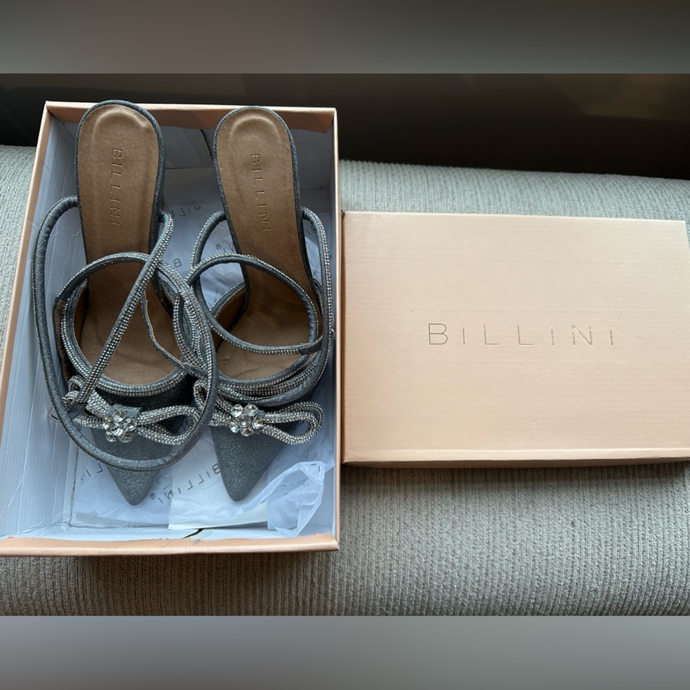 Billini Elope Heel - Silver Glitter